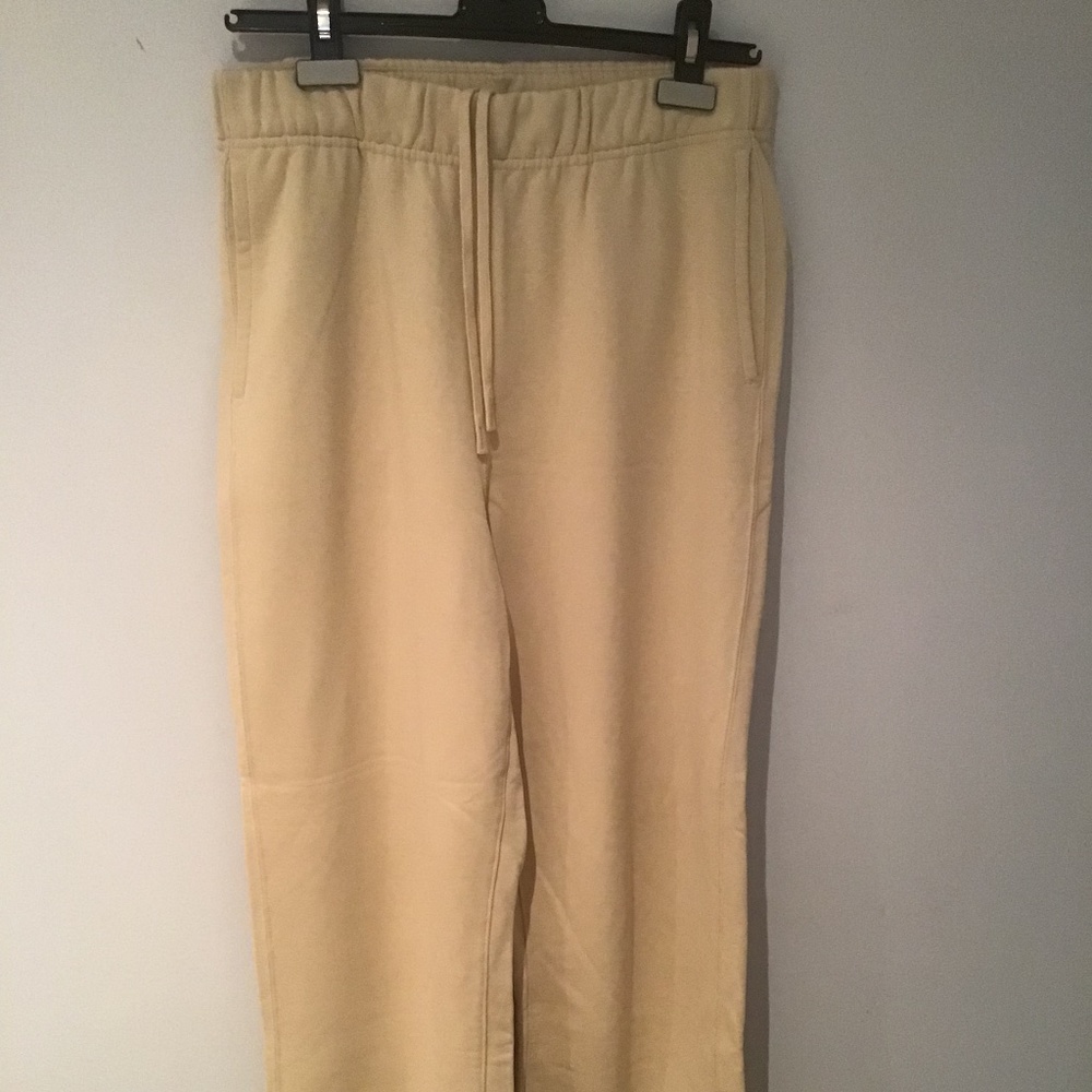 Light green heavy sweat pants